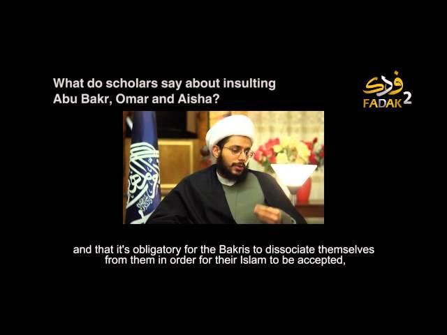 What do scholars say about insulting Abu Bakr, Omar and Aisha