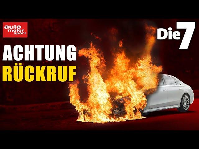 Recall kings: These brands are causing trouble! | auto motor und sport