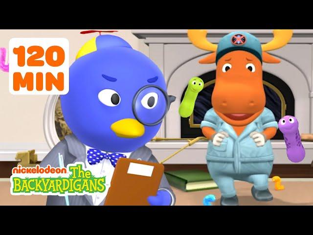 Inspector Pablo Finds Worman + Alien Uniqua Uses Laser Powers! | 2 Hours | The Backyardigans