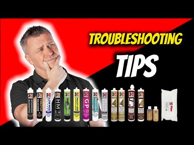 Sealants & Adhesives | Tips & Troubleshooting | THE 10 MOST FREQUENTLY ASKED QUESTIONS @3csealants