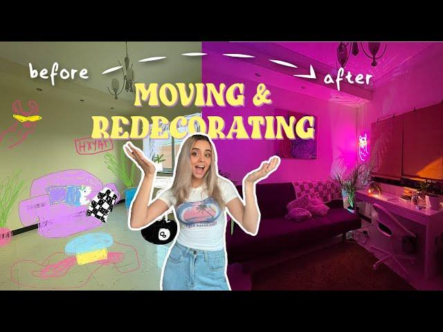 DUBAI MOVE IN VLOG (unpacking + redecorating)