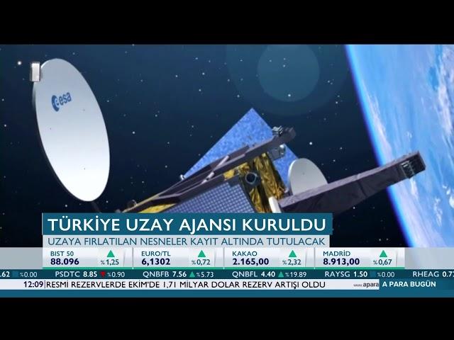 Türkiye uzay ajansı kuruldu | 13.12.18 | A Para