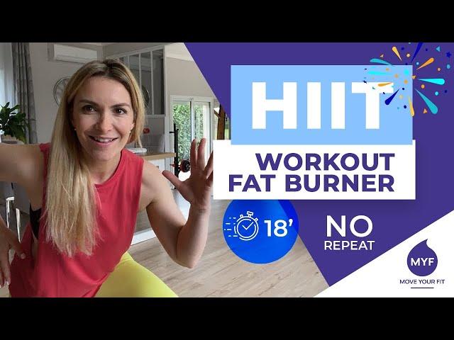 HIIT WORKOUT - FAT BURNER - No Repeat / Jessica MELLET - Move Your Fit