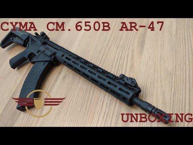 [UNBOXING] CYMA CM.650B AR-47 M4 that takes AK mags