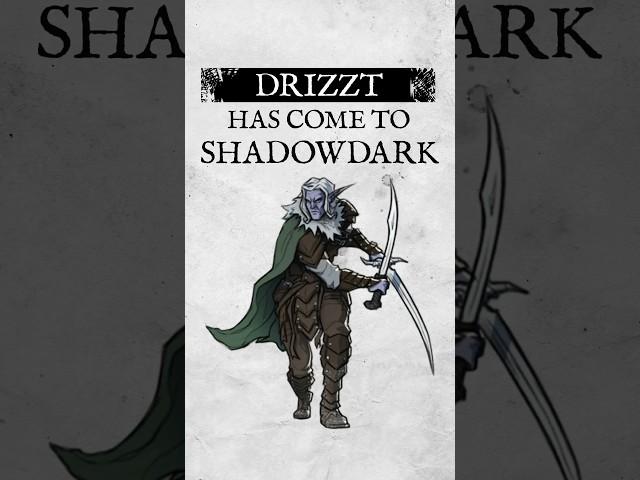 Drizzt in Shadowdark #drizzt #shadowdark #ttrpg