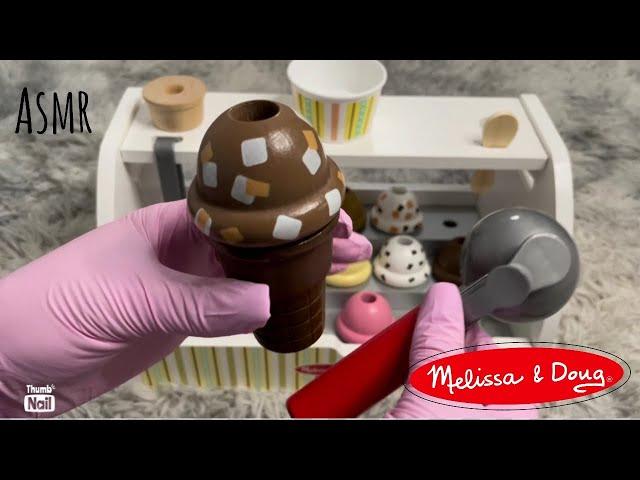 Asmr | Ice Cream Shop Roleplay, Melissa & Doug Playset (relaxing, whispering)