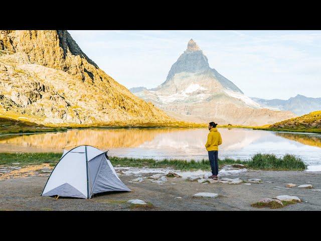 Wild Camping in the Swiss Alps