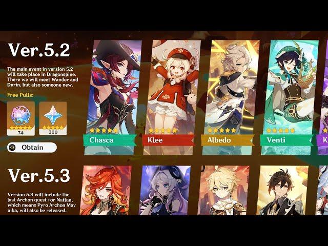 NEW UPDATE! EARLY INFO ON 5.2 BANNERS, OP Pyro Travelers, MAVUIKA & CITLALI BANNERS - Genshin Impact