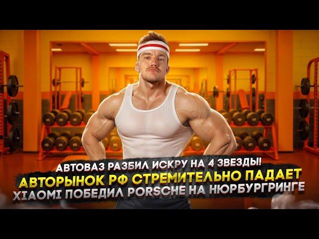АвтоВАЗ разбил Искру на 4 звезды! | Авторынок РФ падает | Xiaomi победил Porsche на Нюрбургринге