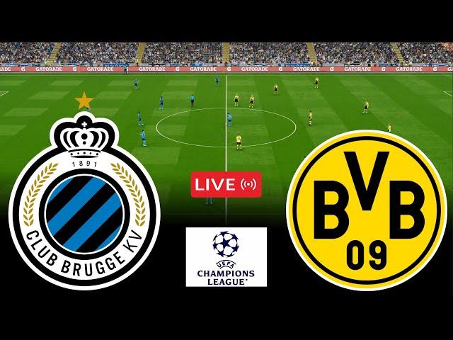 [LIVE] Club Brugge vs Borussia Dortmund LIVEChampions League 24/25 - videogame simulators