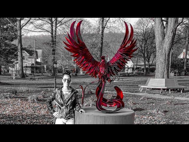 Phoenix Rising | Masterpiece Metal Sculpture | Welding Creatures Barbie The Welder | How To Weld Art