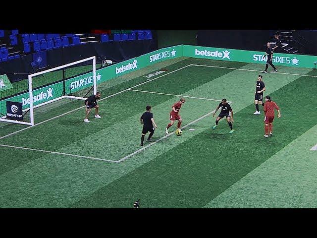 freekickerz ft. Séan Garnier vs Star Sixes Legends (Real Football Match)