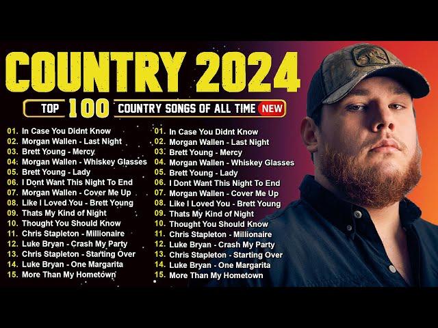 Country Music Playlist 2024  Luke Combs, Morgan Wallen, Chris Stapleton, Kane Brown, Jason Aldean