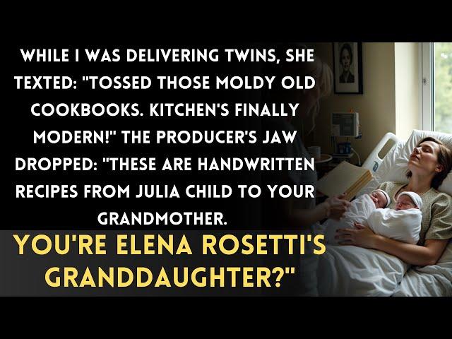 My Mother-in-Law Threw Away My Late Grandma's Recipes During My Labor The Food Network Had Questions