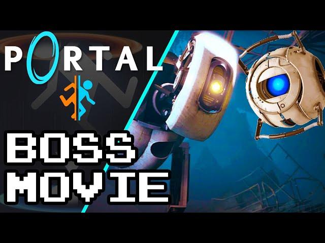 PORTAL 2 - All Wheatley & GLaDOS Quotes + Ending Boss Fight (Cutscenes Movie)