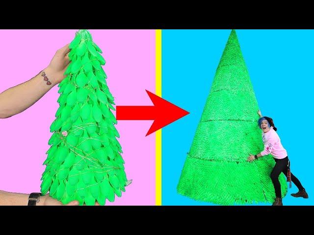 15 FOOT TALL CRAFTMAS TREE! - BUILDING MASSIVE DIY CHRISTMAS TREE OUT OF 15,000 SPOONS!