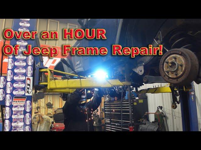 1 Hour of un-cut Jeep Frame Repair!.........Enjoy!