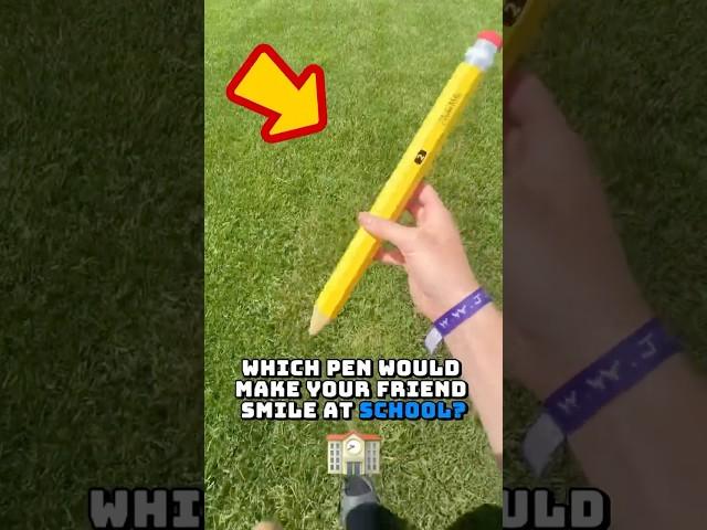 What's the BEST Pen to Make Your Friend Smile at School?️