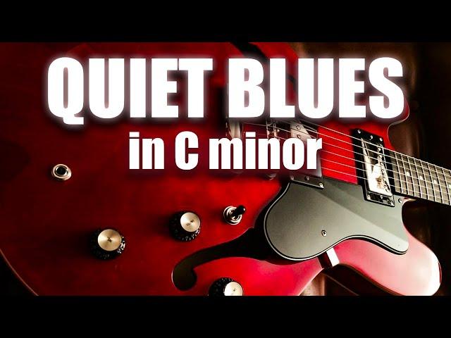 Quiet Blues Backing Track in C minor | SZBT 1051