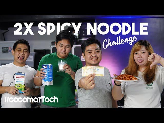 Sino Maka-Ubos ng 2X Spicy Noodle Challenge May P500 | cocomarTech vlog # 43