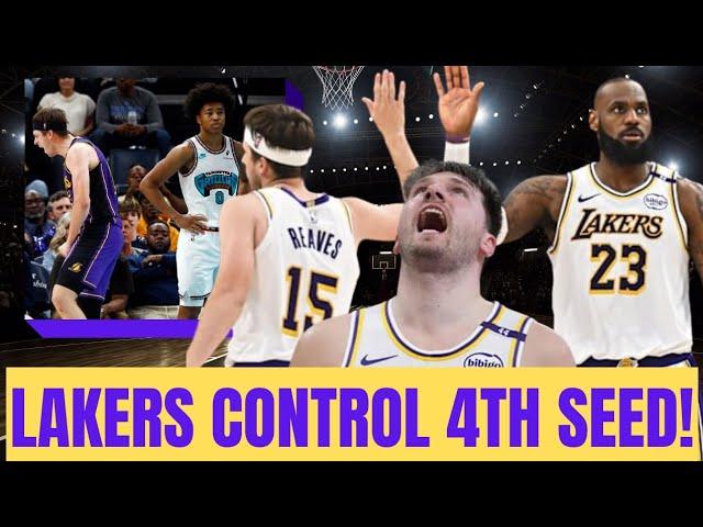 Lakers Control The 4 Seed!