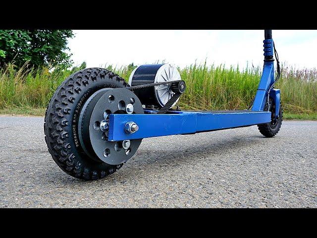 Making a Belt Drive Electric Scooter