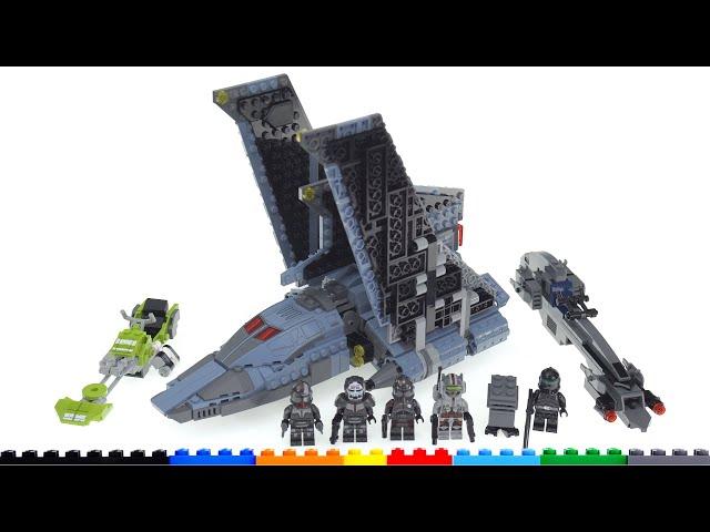 LEGO Star Wars The Bad Batch Attack Shuttle 75314 review! Good main course, forgettable sides