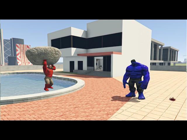 FRANKLIN BECOME RED HULK TO KILL PURPLE HULK In Indian Bike Driving 3d