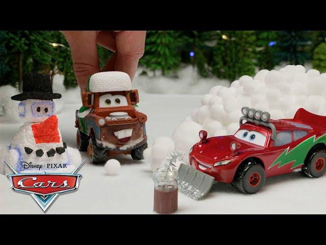 Lightning McQueen and Mater’s Snow Day Adventures ️  | Pixar Cars