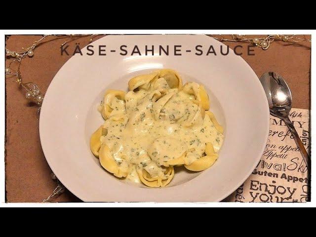 5 Minuten Käsesoße. Tortellini in Käse-Sahnesoße, günstig und einfach kann so lecker sein!