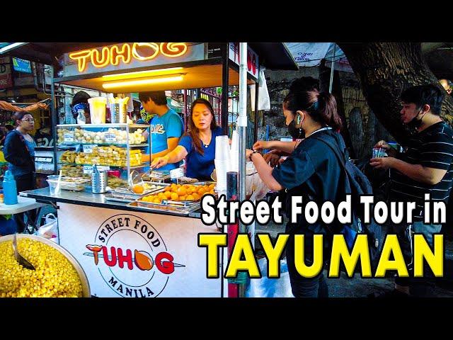 FILIPINO STREET FOOD Tour in Tayuman and Herrera Street MANILA | Manila Philippines |