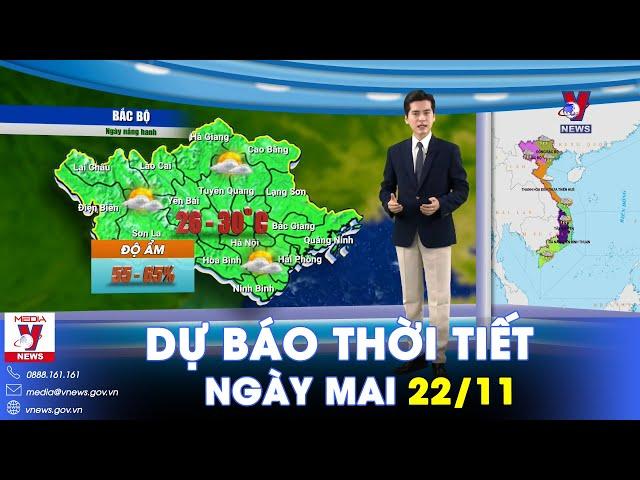 Dự báo thời tiết đêm nay và ngày mai 22/11. Hà Nội không mưa, trời rét - VNews