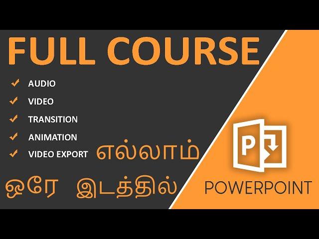 PowerPoint Full Tutorial in Tamil