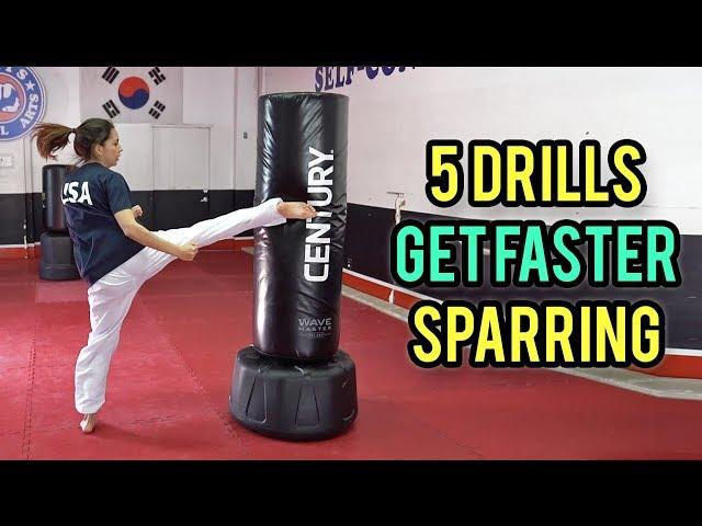 5 Drills to Improve Your Sparring (Taekwondo Speed, Footwork, Agility)