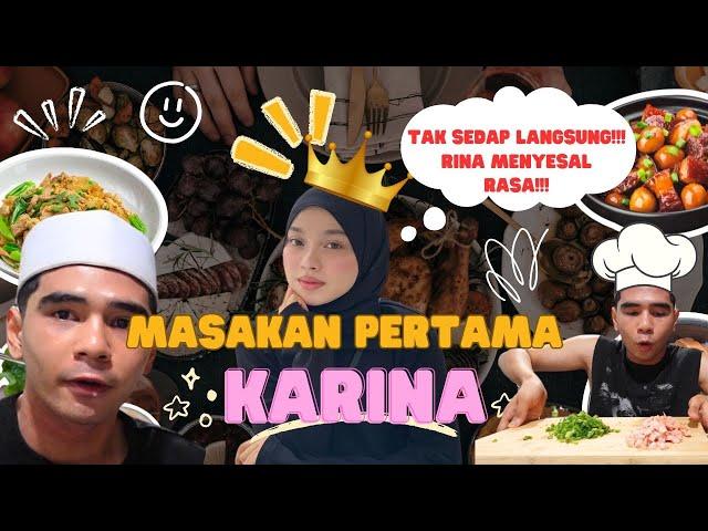 MASAKKAN PETAMA KARINA !! RINA MENYESAL RASA !!