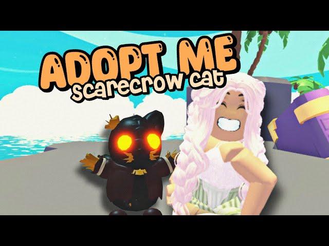 Adopt Me: Mega Neon Scarecrow Cat