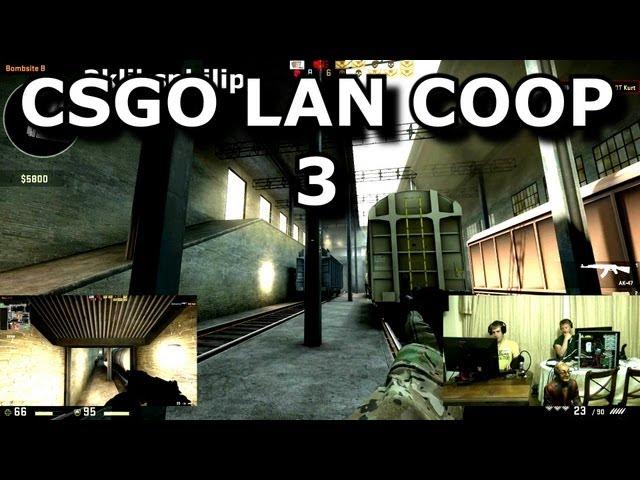 CSGO - 2 players VS 10 expert bots