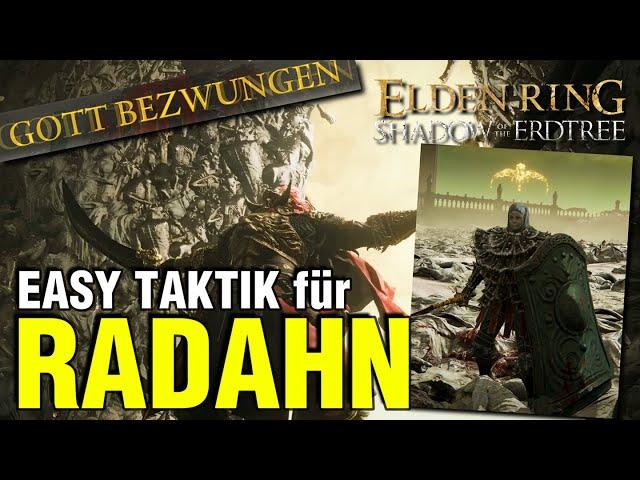 BESTER BUILD! RADAHN EASY BESIEGEN Elden Ring Shadow of the Erdtree