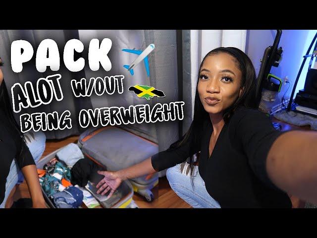 BEST PACKING TIPS FOR JAMAICA VACATION!   *Secrets SHARED*(suitcase,Folding Technique+ PACK ALOT)