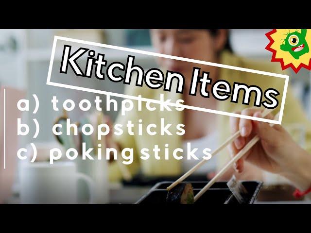 Kitchen Vocabulary for ESL Students