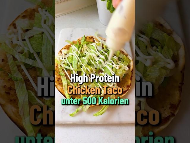Crunchy Chicken Taco for weight loss | with 45g protein 