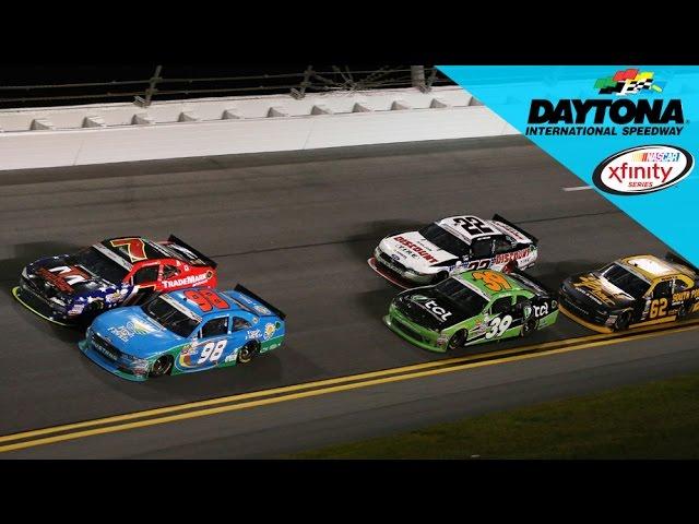 Last-lap wreck draws caution, Almirola takes the win