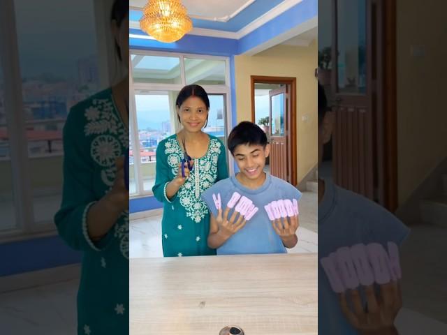 Don’t Cut My Nails  | Mom & Son #shorts #funny #viral
