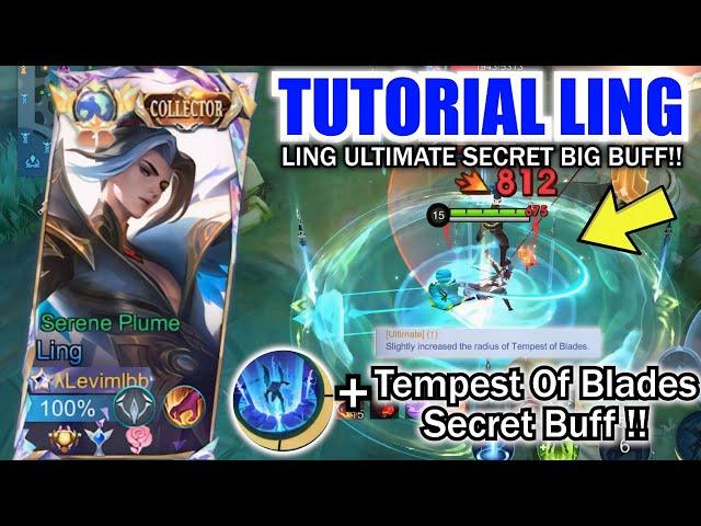 TUTORIAL LING 2024 NEW PATCH LING DAMAGE NERF BUT ULTIMATE BUFF!? | LING FASTHAND COMBO IS EASY NOW!