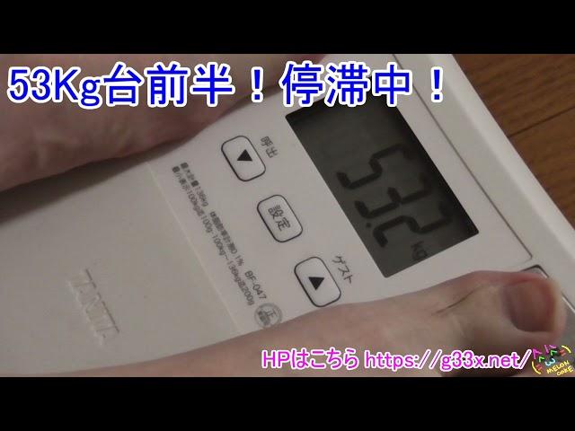 コロナ太りダイエット停滞中！体重3割減で53.2Kg！BMI18台(=^ω^=)