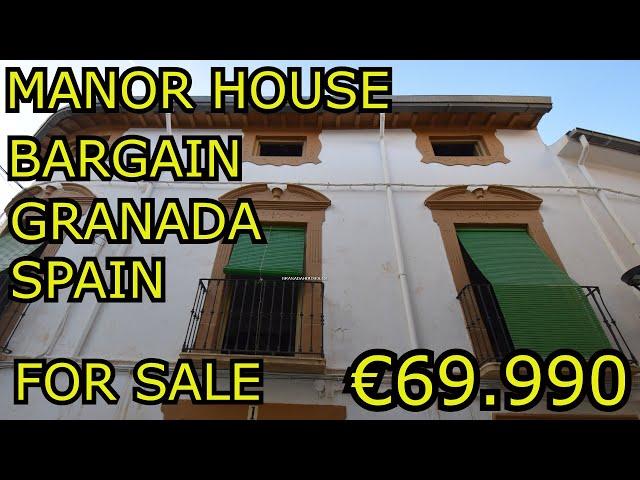 SOLD OUT-MANOR HOUSE FOR SALE IN GRANADA, ANDALUSIA, SPAIN, SPANISH PROPERTY FOR SALE-GRANADA HOUSES