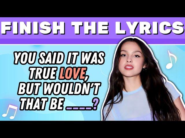 FINISH THE LYRICS : POPULAR SONGS OF 2023 | Songs Tier List Challenge | MUSIC QUIZ 