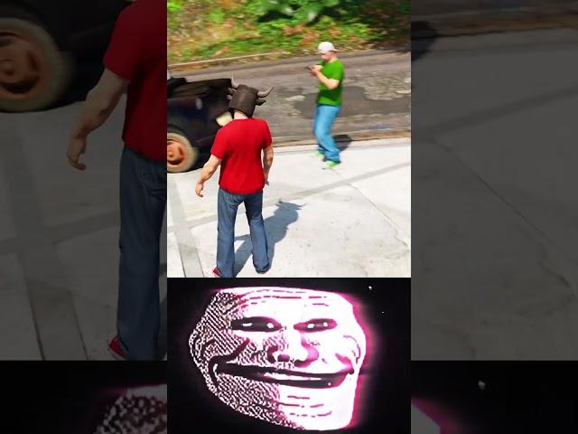 ️ Токио МЭТР vs Полицейский МЭТР в ГТА 5 Моды! #trollface #gta5 #meme