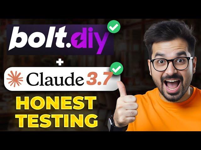 Bolt.DIY + Claude Sonnet 3.7 : Develop a Full-stack Apps with FREE AI Coder Without Writing ANY Code