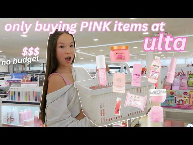 only buying PINK items at ulta *no budget SHOPPING SPREE!!!*